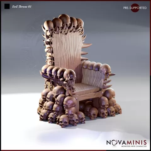 Evil Throne 01 by NovaMinis