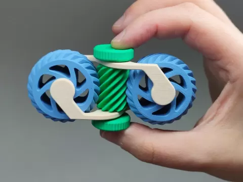 Gear fidget spinner