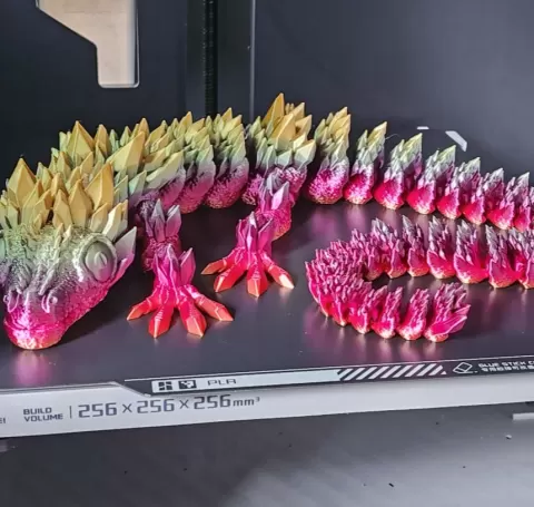 Crystal Articulated Dragon