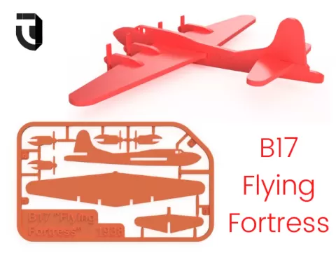 B17 kit card - Famous Planes