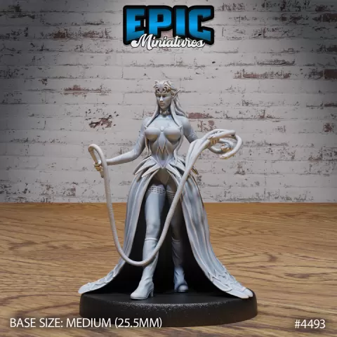 Dark Elf Domina / Ancient Elven Fighter / Elvish Warrior / Nature Guard / Mysterious Woodland Spirit / Forest Army by Epic-Miniatures