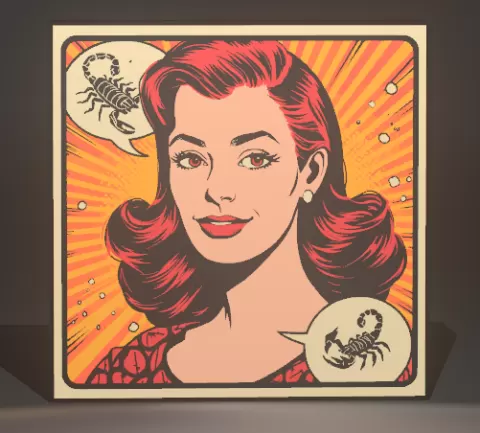 Scorpio Zodiac Lightbox
