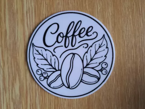 Coffee Bean Coaster #10