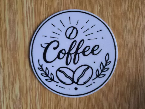 Coffee Bean Coaster #09