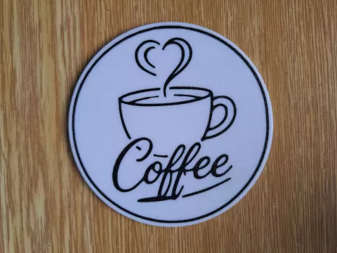 Coffee Bean Coaster #06