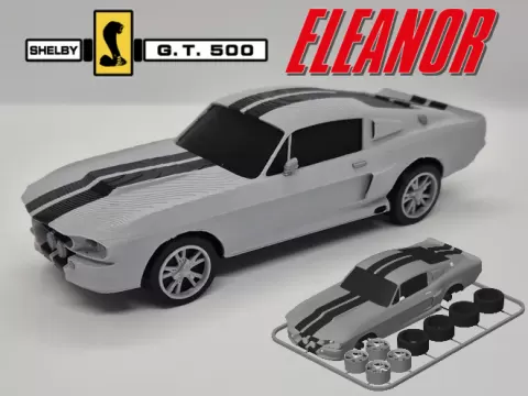 Ford Shelby Mustang GT500 'Eleanor' Kit Card (known from 'gone in 60 seconds')
