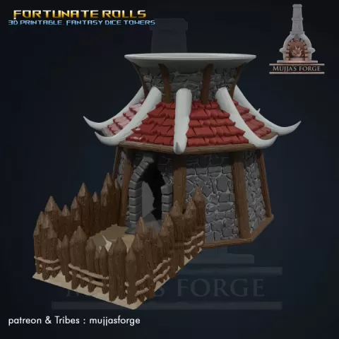 fortunate rolls - small tower 2 by MUJJA'S FORGE