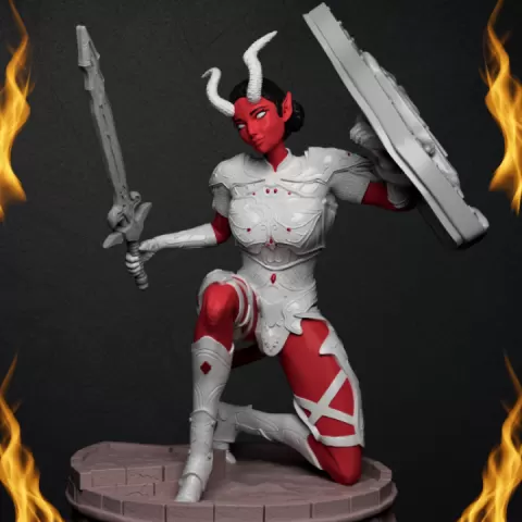 Likantris Tiefling Paladin Free Demo + New Kc Campaign by Sol Invictus Factory
