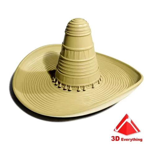 Mexican hat by 3D Everything