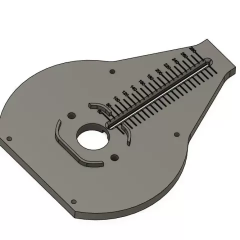 Gabarit défonceuse Ryobi pour perçage