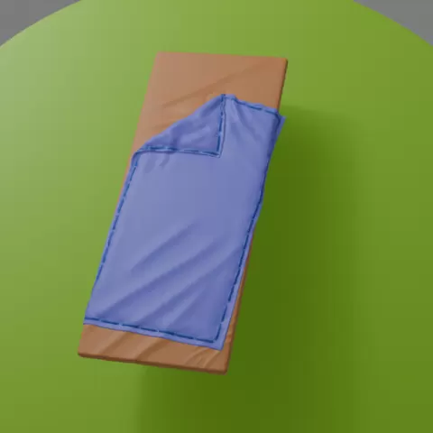 Sleeping Bag – 3D Printable STL (32mm Scale)