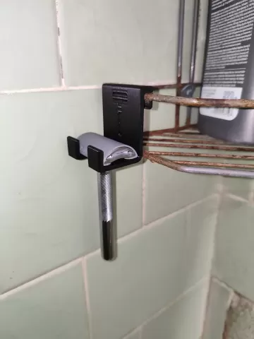 Razor Holder for Shower Shelf (Wire Rack Mount)