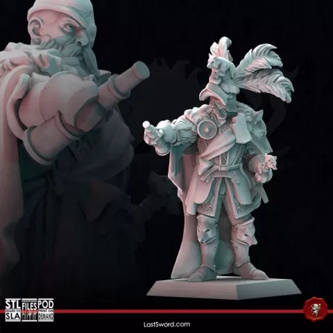 Björn Duke of Avernia | Pre-Supported | 30mm Avernia by LastSword Miniatures