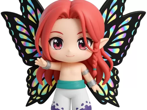 Gloxinia Repose Fairy King Chibi Figure