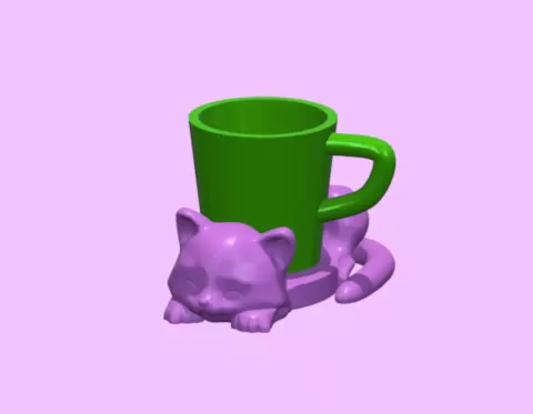 Cat coaster - Creative1