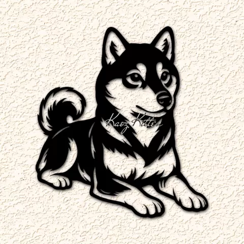 shiba-inu-puppy-dog-6 wall art home decor - Kaoz Kitten