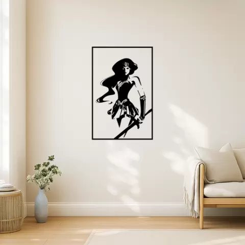 Wonder Woman Wonder Woman Wonder Woman Wall Art Framed