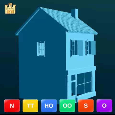 No.6 Charming Small Village House with shop and shutters - HO, TT, N, O, OO and S scales