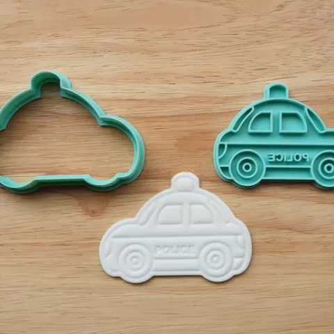 Police Car Cookie Cutter