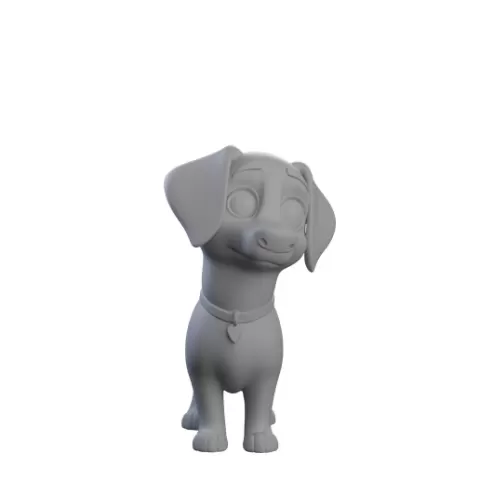CUTE DOG 3D MODEL