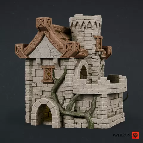 StoneHollow Platform House by RFIPRINTS