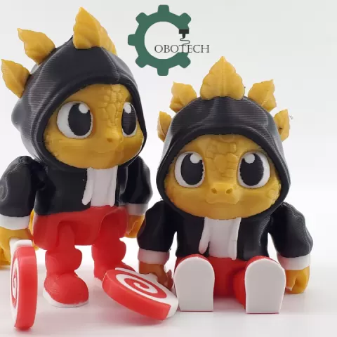 Cobotech Articulated Baby Hoodie Dragon by Cobotech by Cobotech