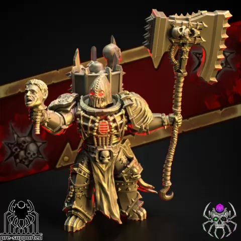 The Bloody Skulls Master of Torment (BuildKit) by EightLegsMiniatures