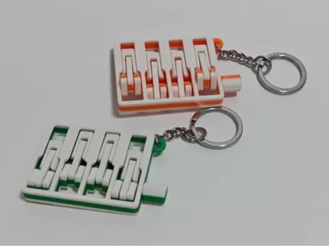 可动引擎钥匙扣 Articulated Engine Keychain