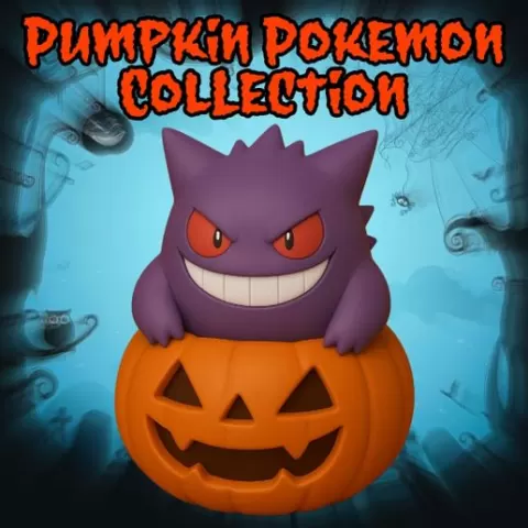 Gengar Pokemon Pumpkin Collection