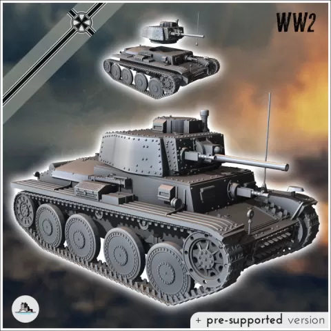 Panzer 38(t) Ausf. G - Germany Eastern Western Front France Russia Poland Czech Republic by Hartolia Miniatures