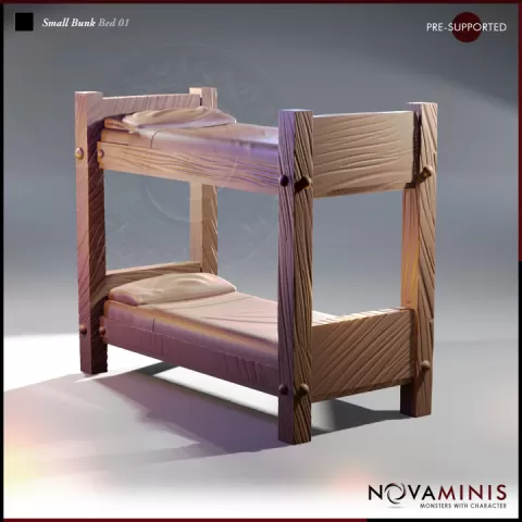 Small Bunk Bed 01 by NovaMinis