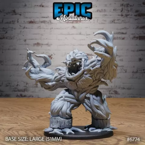 Shambling Mound / Primal Shambler / Swamp Creature / Jungle Plant Monster / Giant Marshland Beast / Ancient Forest Encounter by Epic-Miniatures