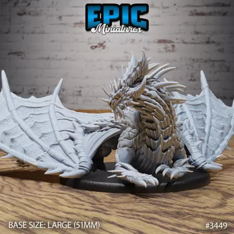 Cactus Dragon Laying / Legendary Drake / Winged Mountain Encounter / Magical Beast / Evil Dragonborn / Draconic Army / Wild West Encounter by Epic-Miniatures