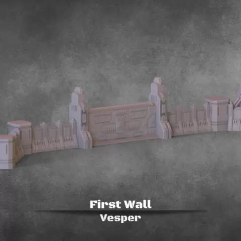 Gate/Small Wall/ Watch Tower by Vesper Project