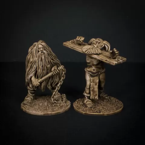 Flagellant Duo by Knucklebones Miniatures
