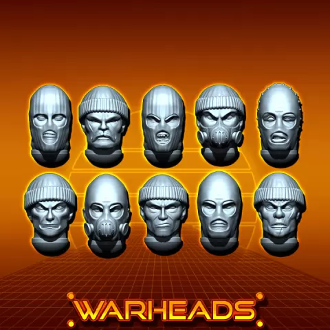 Smooth Criminals heads! - Gopnik and gangster edition! (10 heads) by Orfey