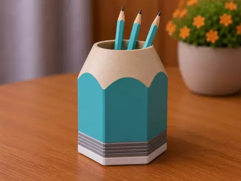 Pencil Shaped Desk Organizer/Office Desk Organizer