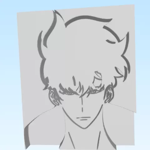 Portrait SOLO LEVELING - GOLDFARMER 3D🥀🖌️🎨