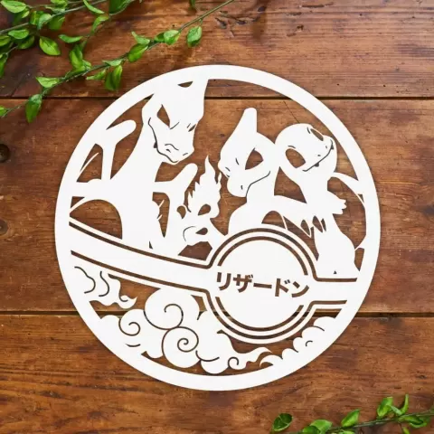 🔥🖼️ CHARIZARD EVOLUTION WALL ART - Chloe 31