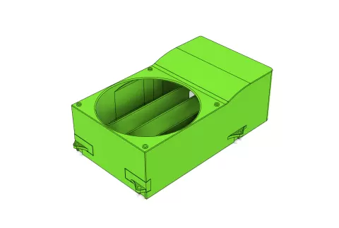 Chamber Fan Duct for P1P/P1S (no support)