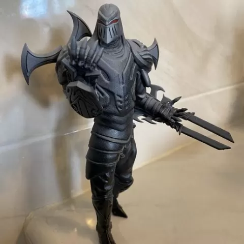 Zed Figure with Shadow Base