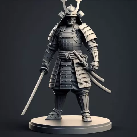 Armored Samurai Warrior