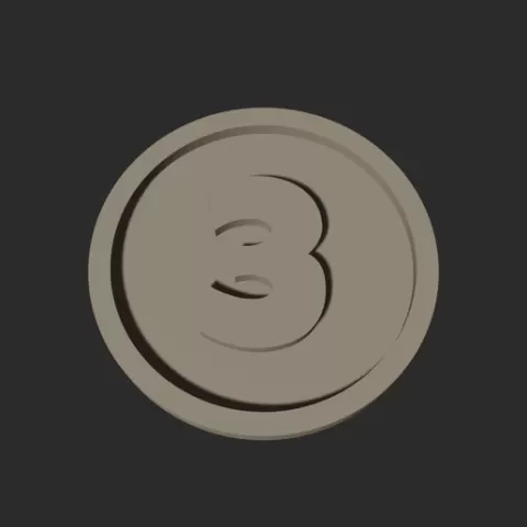 Three Disc – 3D Printable Game Token