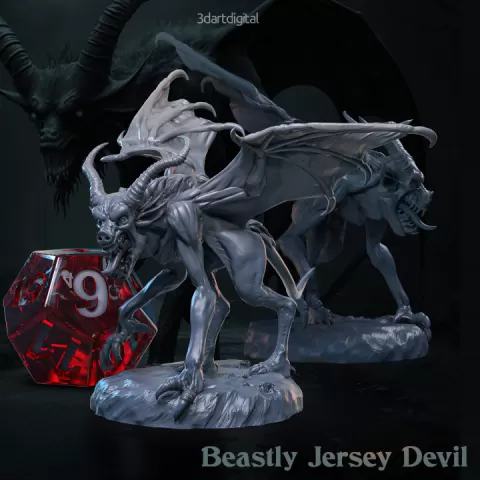 Beastly Jersey Devil by 3dartdigital