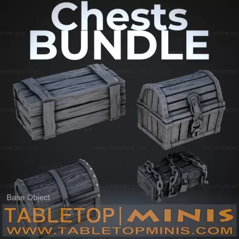 Chests Bundle by TableTopMinis
