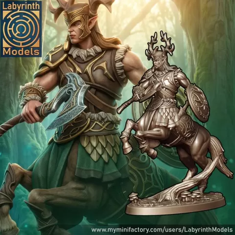 Centaur Champion - 32mm scale by Labyrinth Models