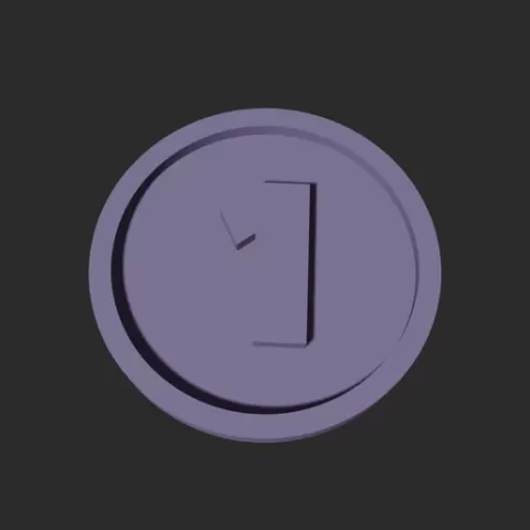 One Disc – 3D Printable Game Token