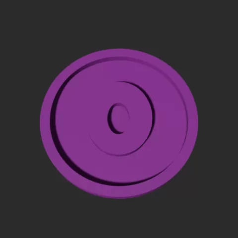 Zero Disc – 3D Printable Game Token