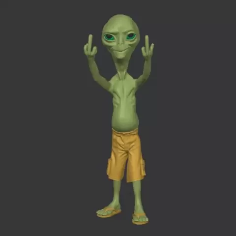 rude paul the alien - Mr3DBeast