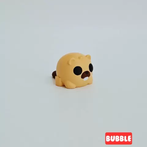Beaver + Keychain Version - Bubble Designs